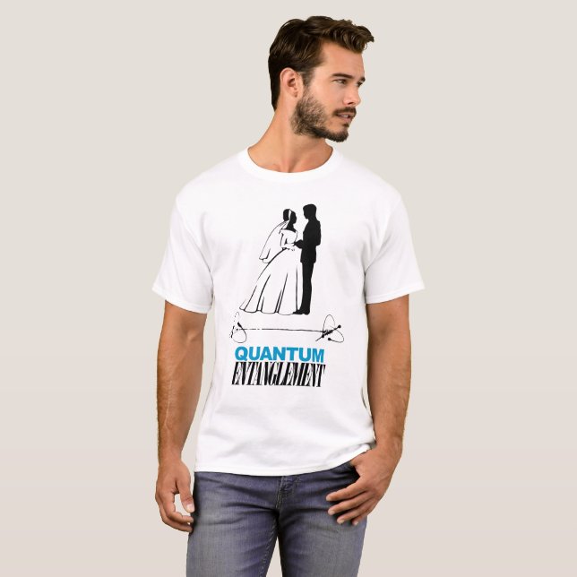 Camiseta de la boda del enredo de Quantum (Anverso completo)