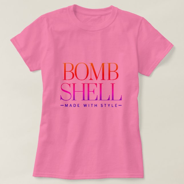 Camiseta de la bomba (Diseño del anverso)