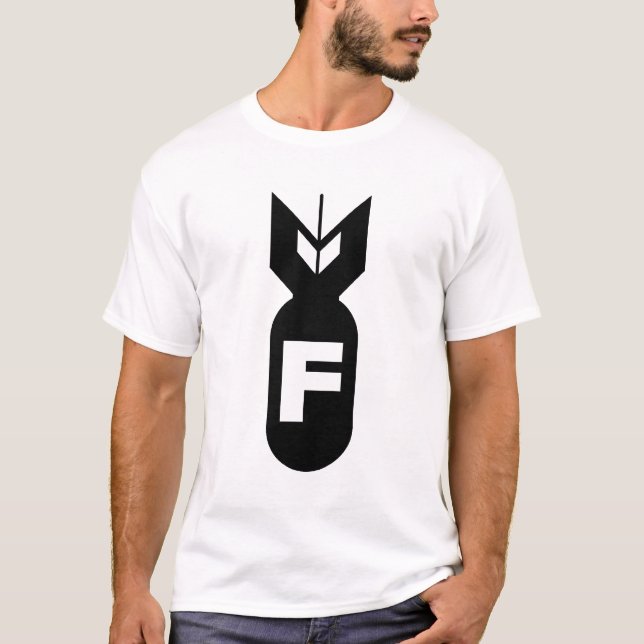 Camiseta de la bomba de F (Anverso)