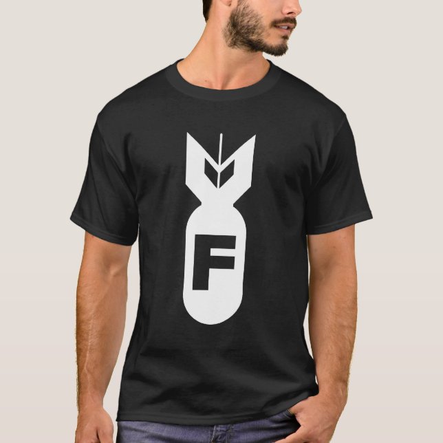 Camiseta de la bomba de F (Anverso)