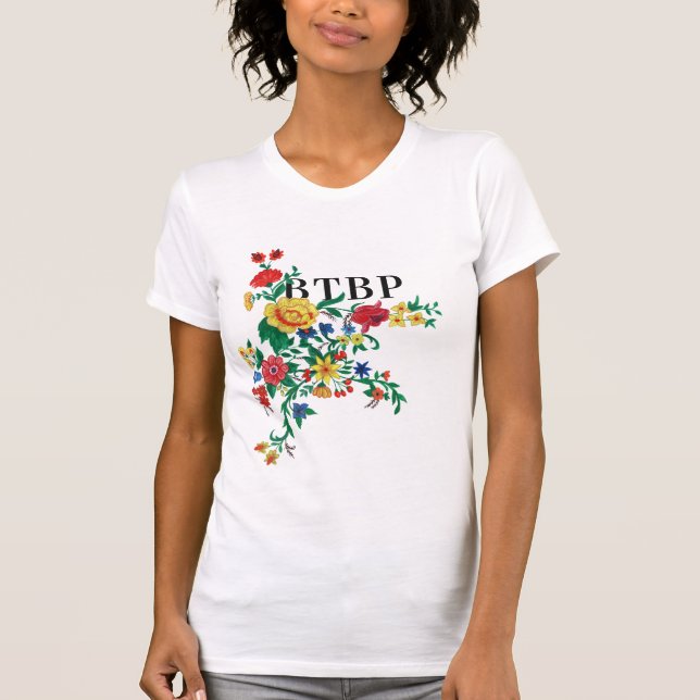 Camiseta de la bomba de la flor de BTBP (Anverso)