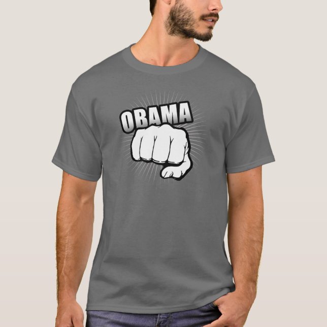 Camiseta de la BOMBA del PUÑO de OBAMA (Anverso)