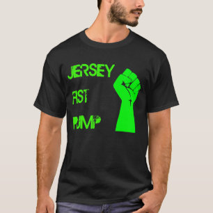 Camiseta de la bomba del puño del jersey