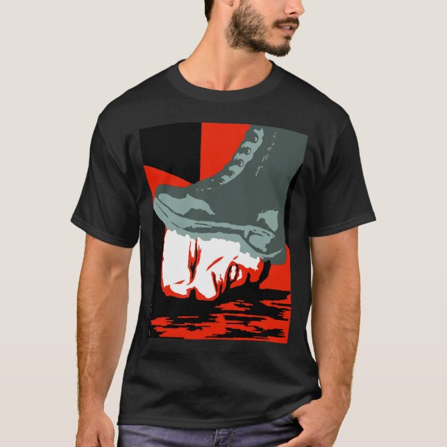 Camiseta de la bota de Orwell (Anverso)