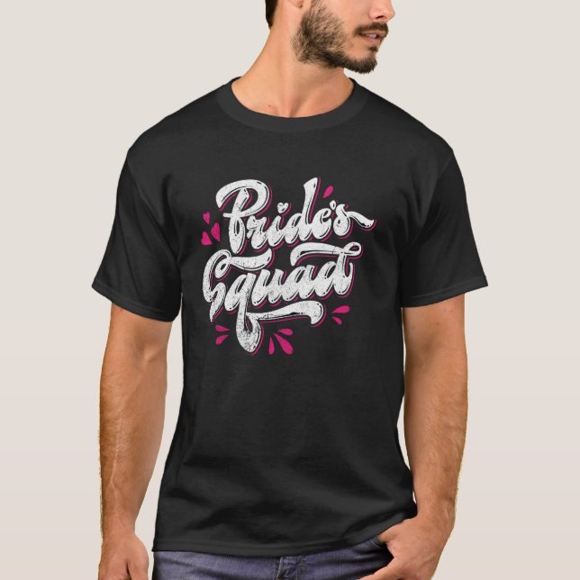 Camiseta de la Brigada de la Novia Divertida Despe (Anverso)