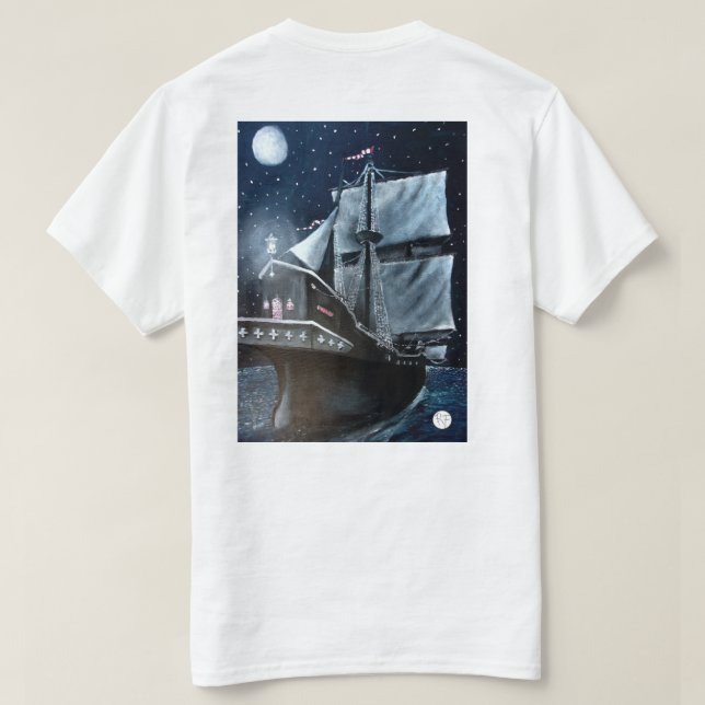 Camiseta de la brisa de Bucanero (Reverso del diseño)