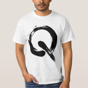 Camiseta de la búsqueda Q con código de QR