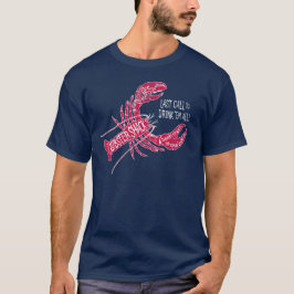 Camiseta de la cabaña de la langosta de Boston