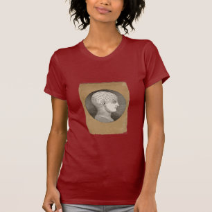 Camiseta de la cabeza de la psicología del vintag