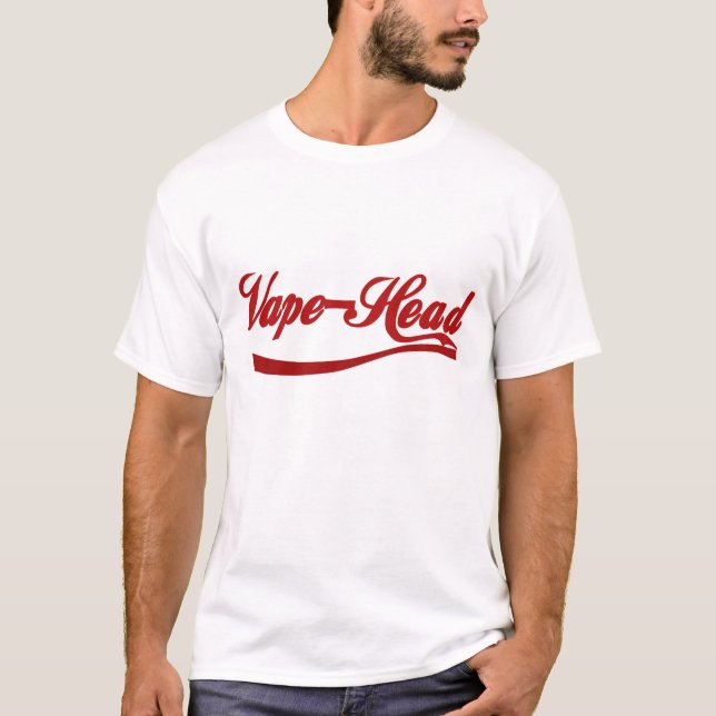 Camiseta de la cabeza de Vape (Anverso)