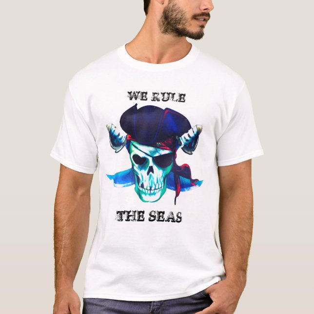 Camiseta de la cabeza del pirata (Anverso)