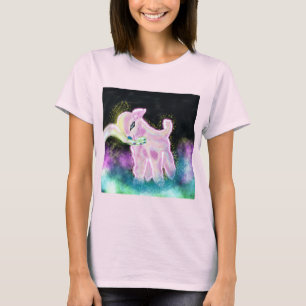 Camiseta de la cabra del espacio del bebé del