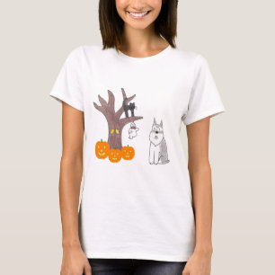Camiseta de la caída del Schnauzer