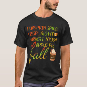 camiseta de la caída mágica de la luna de cosecha
