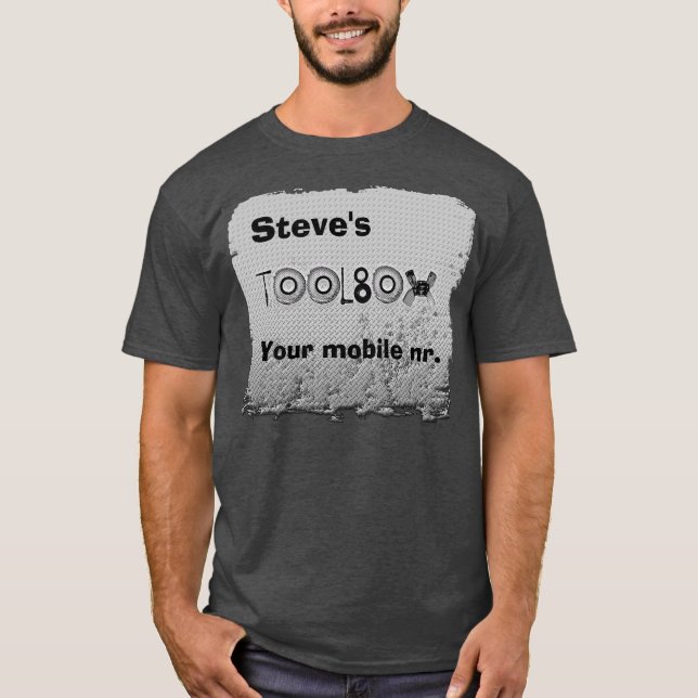 Camiseta de la caja de herramientas de Steve (Anverso)
