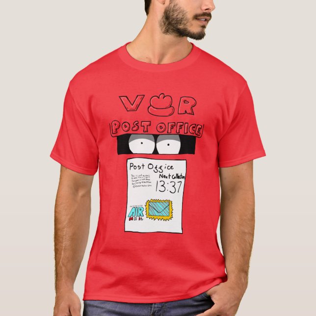Camiseta de la caja del poste (Anverso)