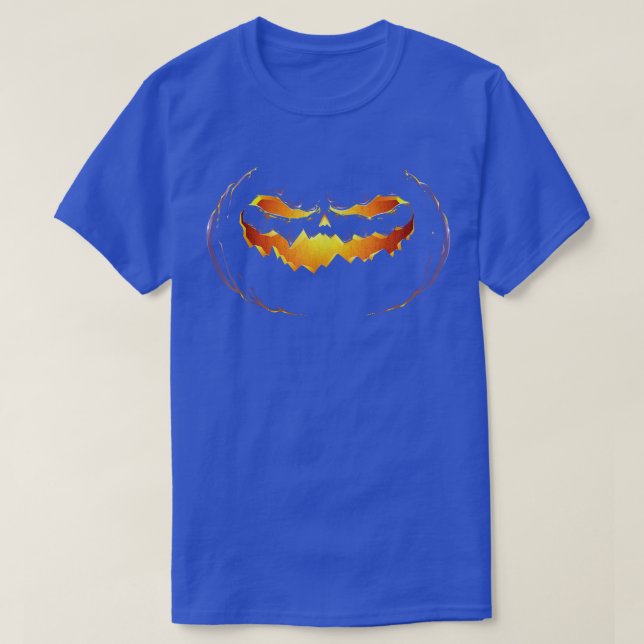Camiseta de la calabaza de Jack o Lantern Hallowee (Diseño del anverso)