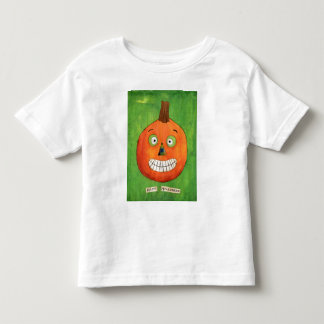 Camiseta de la calabaza del niño