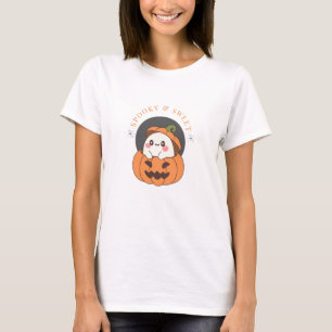 Camiseta de la calabaza fantasma de Halloween