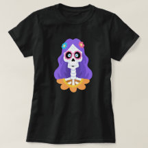 Camiseta de la Calavera de Azúcar en Halloween
