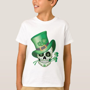 Camiseta De La Calavera Del Azúcar Irlandesa