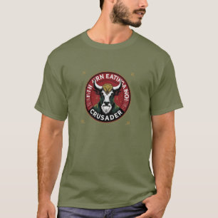 Camiseta De La Calavera Del Toro Vintage