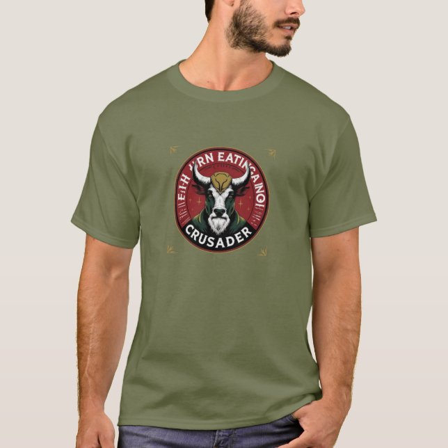 Camiseta De La Calavera Del Toro Vintage (Anverso)