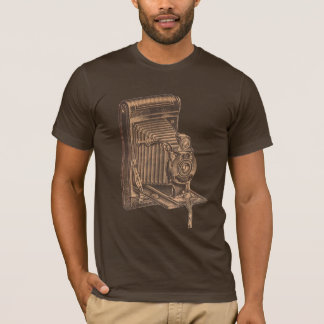 Camiseta de la cámara del vintage