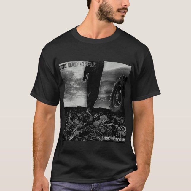 Camiseta De la "camisa del negro de la cubierta del álbum (Anverso)