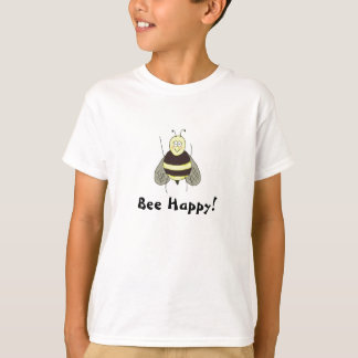 Camiseta de la camiseta Bee Happy Kerra Lindsey Ch