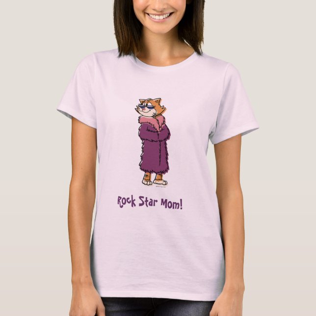 Camiseta De la "camiseta cabida mamá de la estrella del (Anverso)