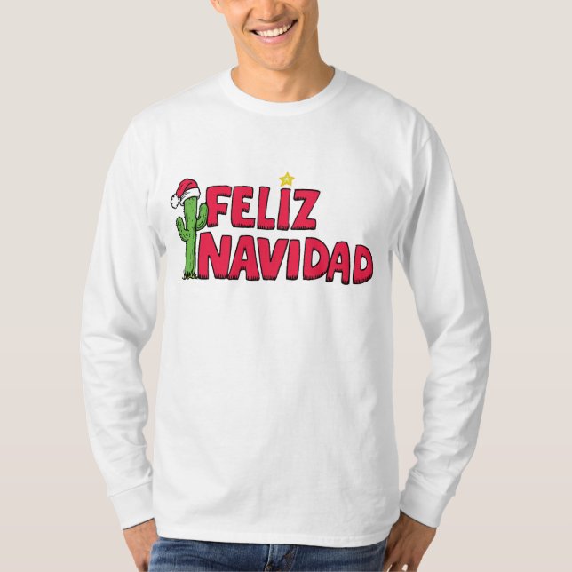 Camiseta de la camiseta de Feliz Navidad (Anverso)