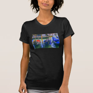 Camiseta de la camiseta de Italia de la góndola d