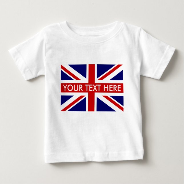 camiseta de la camiseta de la bandera inglesa Jack (Anverso)