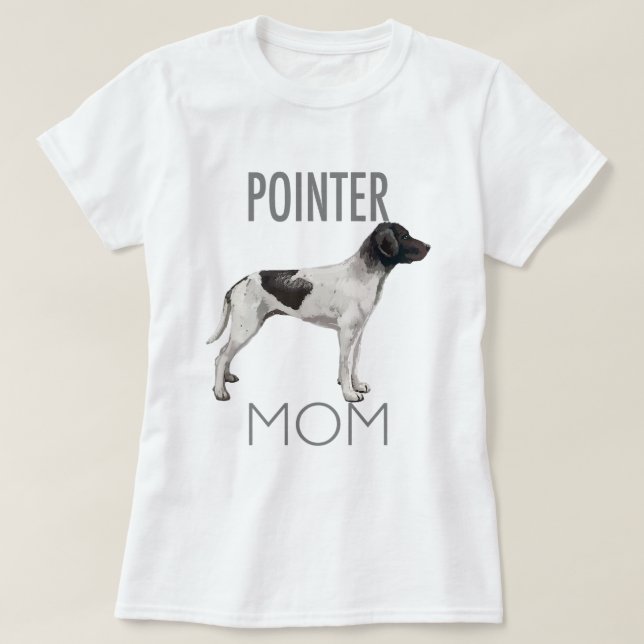 Camiseta de la camiseta de la madre del perro del  (Diseño del anverso)