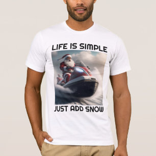 CAMISETA DE LA CAMISETA DE LOS AMANTES DE NIEVE-MO