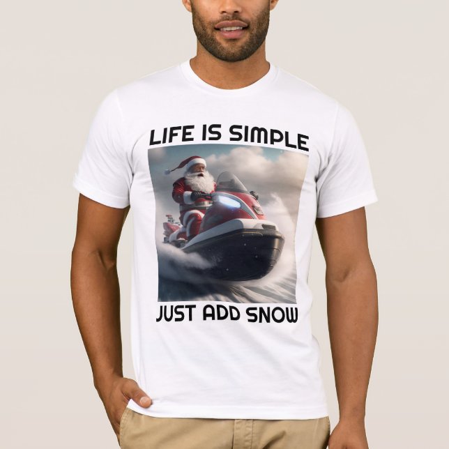 CAMISETA DE LA CAMISETA DE LOS AMANTES DE NIEVE-MO (Anverso)