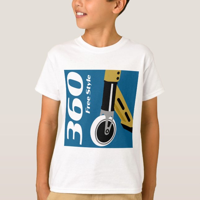 Camiseta de la camiseta de los trucos para motocic (Anverso)