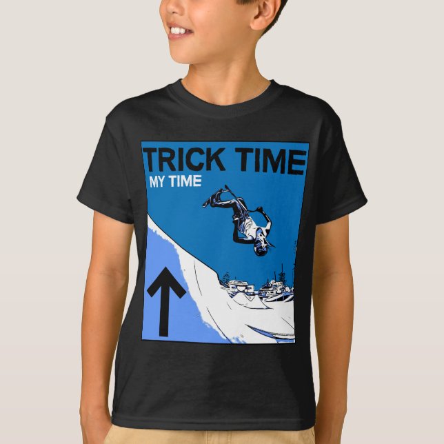 Camiseta de la camiseta de los trucos para motocic (Anverso)