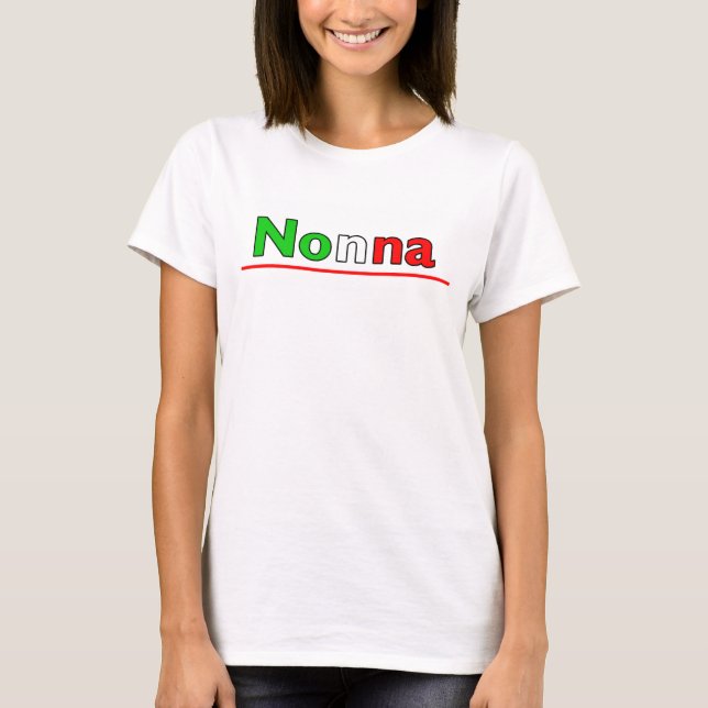 Camiseta de la camiseta de Nonna (Anverso)