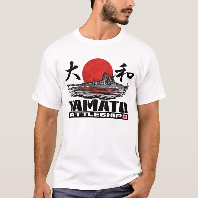 Camiseta de la camiseta de Yamato del acorazado (Anverso)