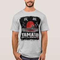 Camiseta de la camiseta de Yamato del acorazado