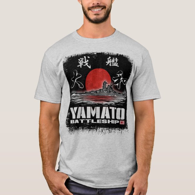 Camiseta de la camiseta de Yamato del acorazado (Anverso)