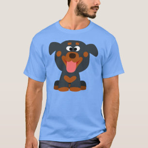 Camiseta de la camiseta del bebé Rottweiler del Pe