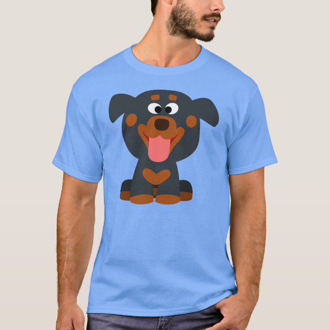Camiseta de la camiseta del bebé Rottweiler del Pe (Anverso)