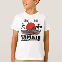 Camiseta de la camiseta del buque Yamato