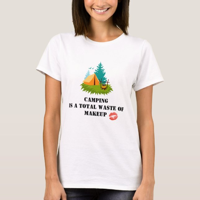 Camiseta de la camiseta del campamento cómico (Anverso)