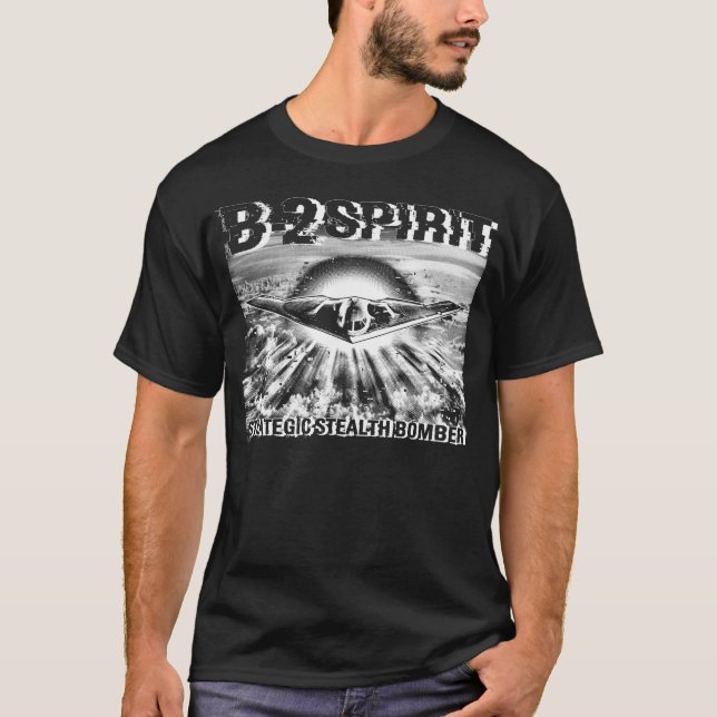 Camiseta de la camiseta del espíritu B-2 (Anverso)