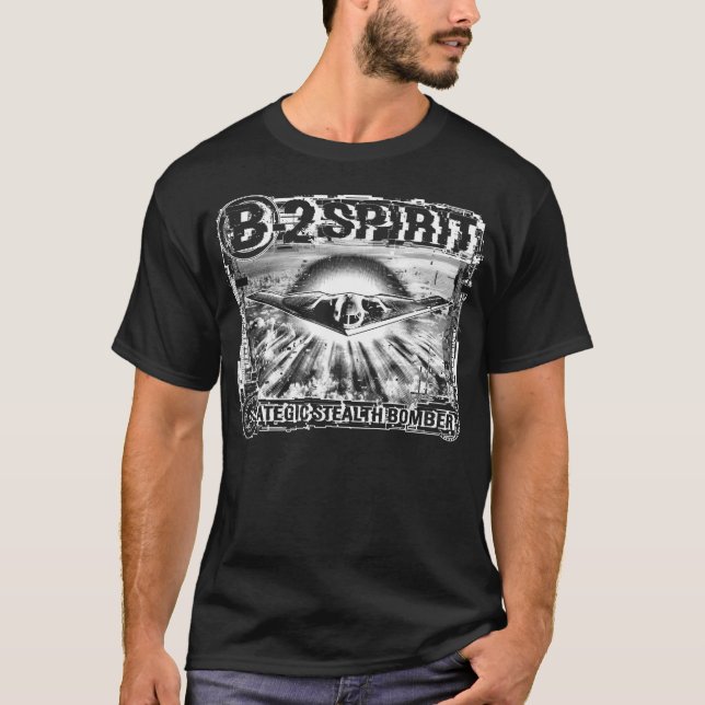 Camiseta de la camiseta del espíritu B-2 (Anverso)