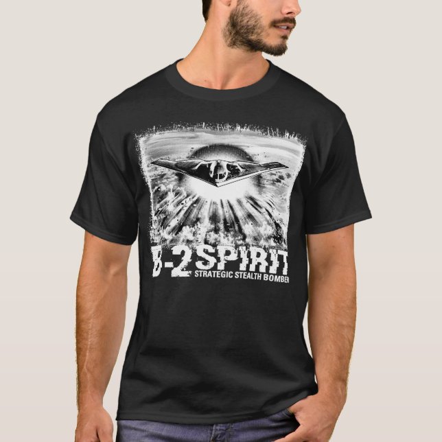 Camiseta de la camiseta del espíritu B-2 (Anverso)